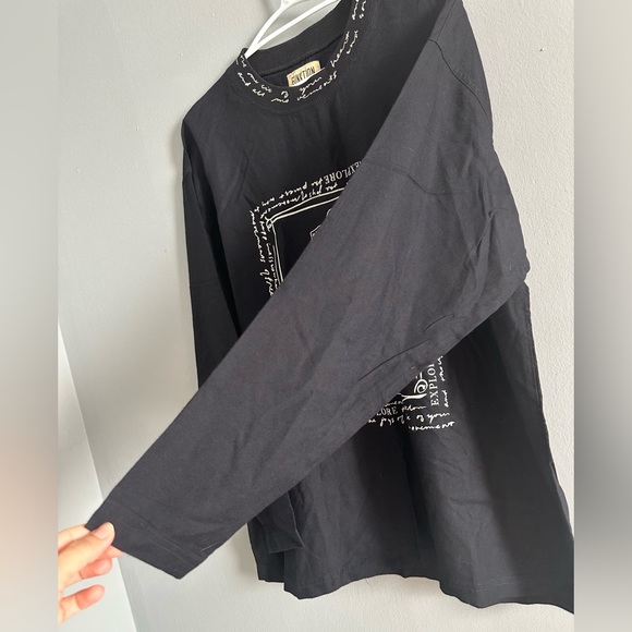 Vintage 100% rayon long sleeve shirt size small oversized FUNKTION - Picture 2 of 9